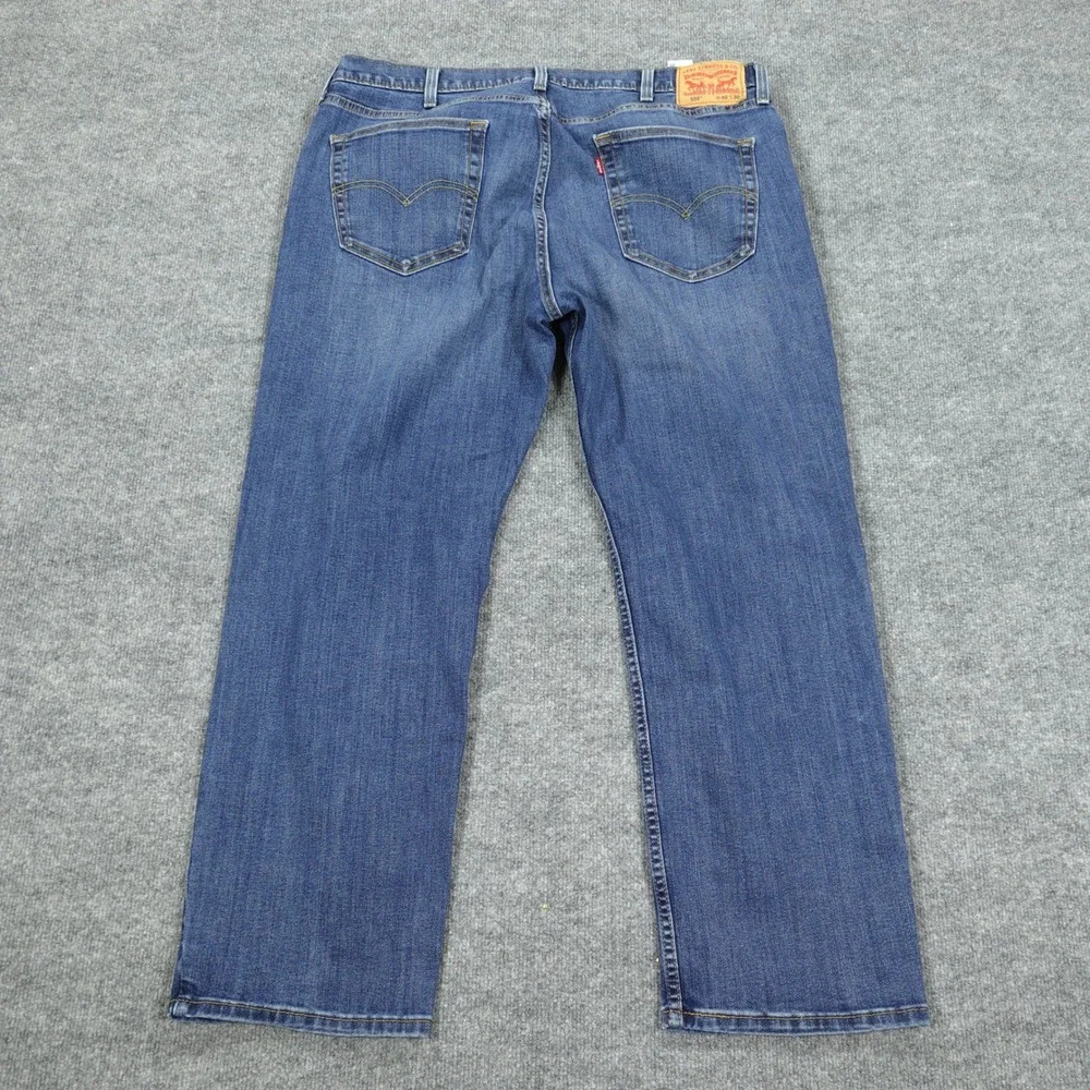 Levi's Jeans Mens 40x30 Blue‎ 559 Relaxed Straight Leg Stretch Medium Wash